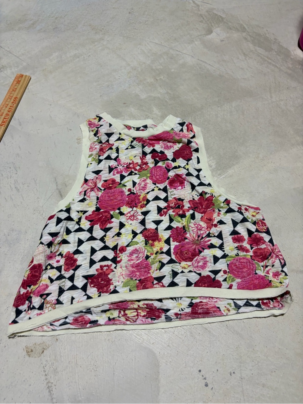 Free people movement FP Floral Geo Tank Top XS